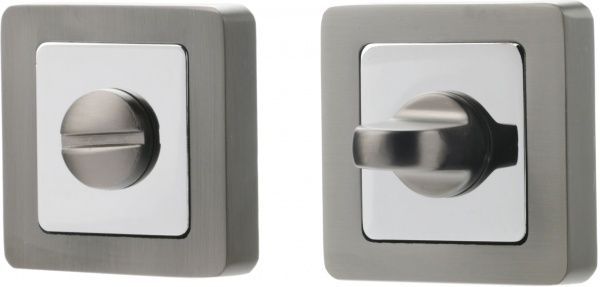 Накладка Comit Moderno WC титан/хром