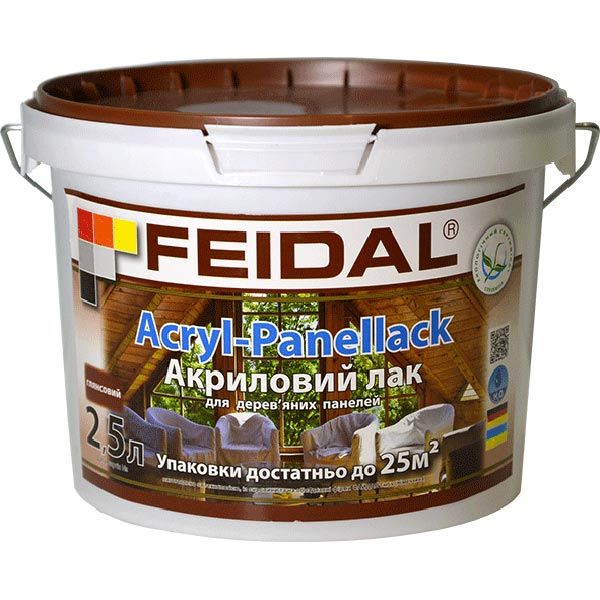Лак Acryl-Panellack Feidal мат 1 л прозорий
