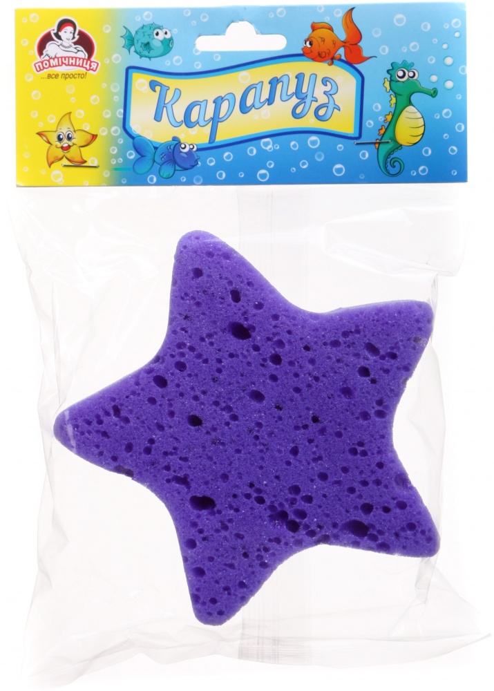 Мочалка Помічниця детская Карапуз в ассортименте