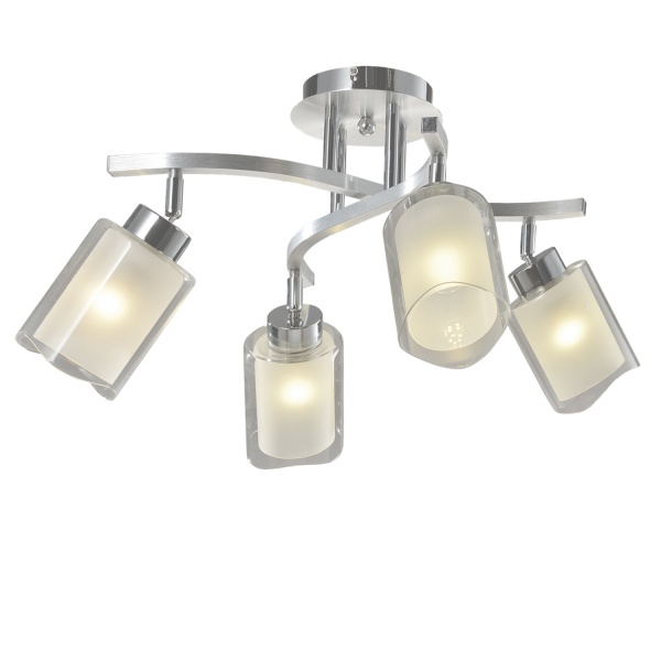 Светильник потолочный Victoria Lighting 4x60 Вт E27 алюминий Frida/PL4 