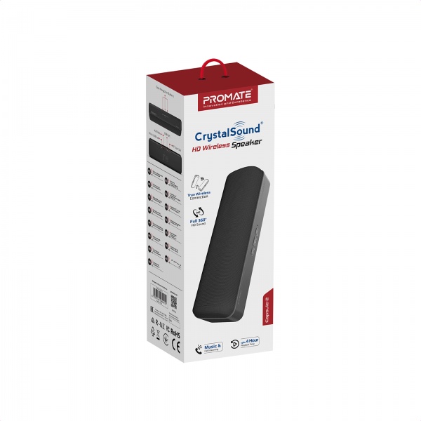 Акустична система Promate Capsule-2 2.0 black (capsule-2.black)