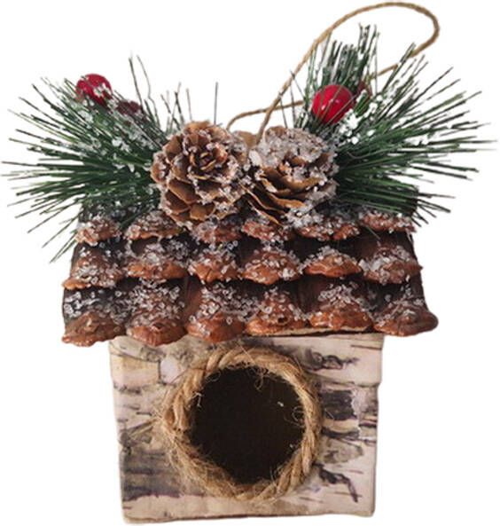 Декорація-підвіска Шпаківня 11 см EPI-LX15845A 