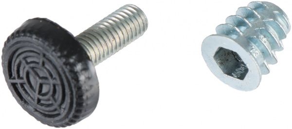 Меблева ніжка DC регулируемая М6 с муфтой 