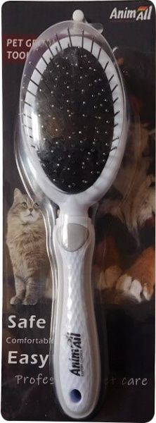 Расческа-щетка AnimAll Groom 2 в 1 серая MG9707-L 2000981168315