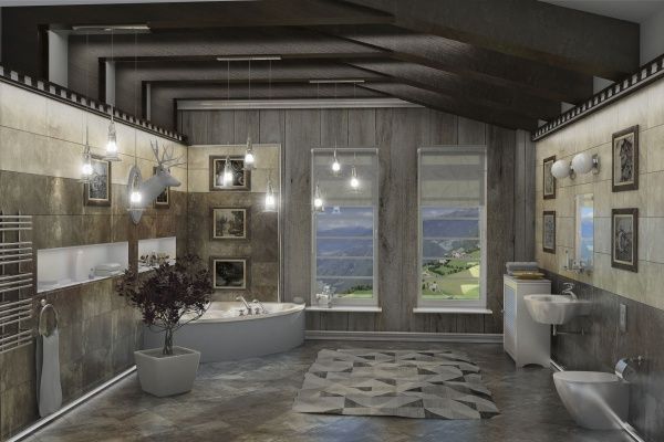 Плитка Golden Tile Metallica коричневий 78790 120x60 