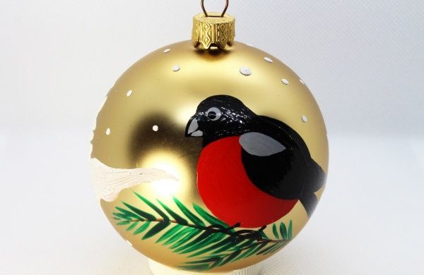 Набор елочных игрушек Птицы d80 мм 9 см 5 шт./уп. 