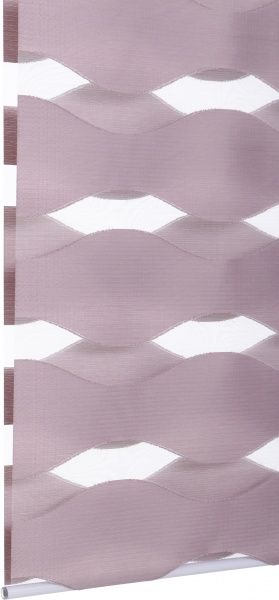 Ролета день-ночь Bella Vita D115 39x160 см волна розовая 