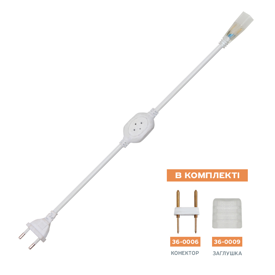 Кабель питания для LED-ленты ELM IP20 36-0005