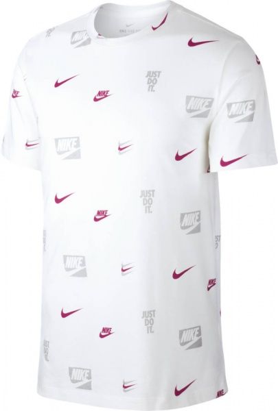 Футболка Nike M NSW SS CORE AOP TEE CV8962-100 XL білий