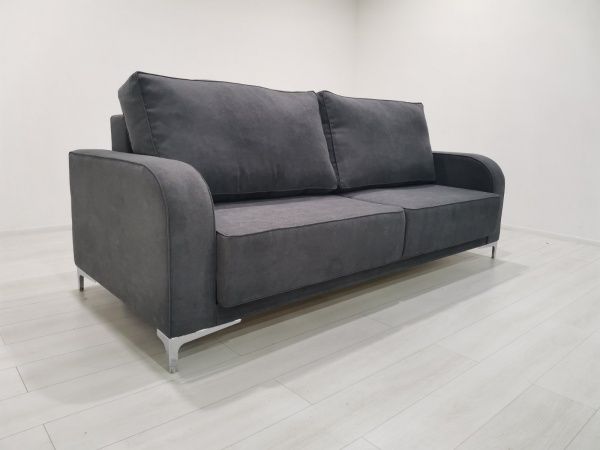 Диван прямой Париж темно-серый 2520x1080x870 мм