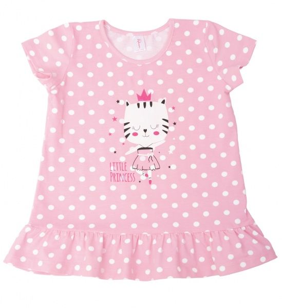 Сукня-туніка Luna Kids р.110/116 рожевий із білим №0024/16196 