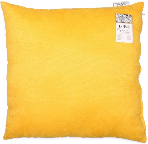 Подушка декоративная Bona 45x45 см желтый La Nuit
