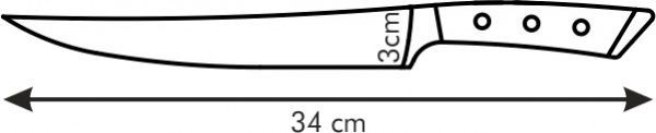 Ніж порційний AZZA 21 см 884534 Tescoma