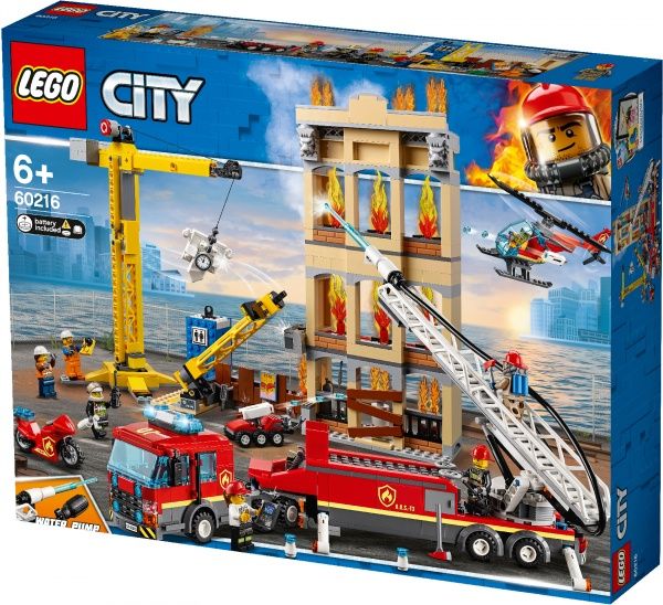 Конструктор LEGO City Городская пожарная бригада 60216