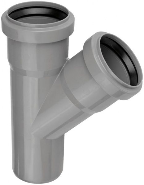 Трійник Ostendorf ПП d75х75x45° 113200