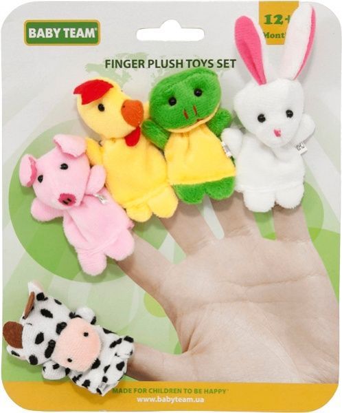 Набор игрушек Baby Team на пальцы Весёлые пушистики