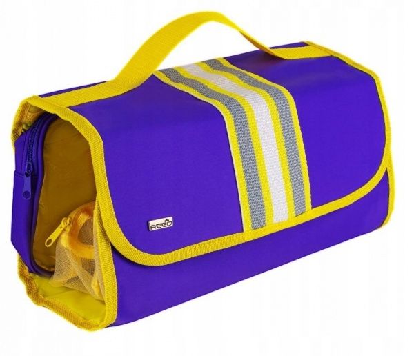 Косметичка REED Sporty 7440 31x21x9 см фиолетово-желтый 