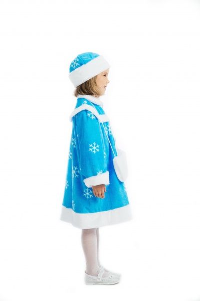 Костюм новорічний КАРНАВАЛІЯ Снігуронька р.116-122 блакитний 