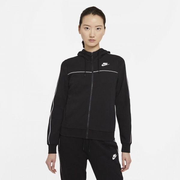 Джемпер Nike W NSW FZ HOODIE MLNM FLC CZ8338-010 р. S чорний