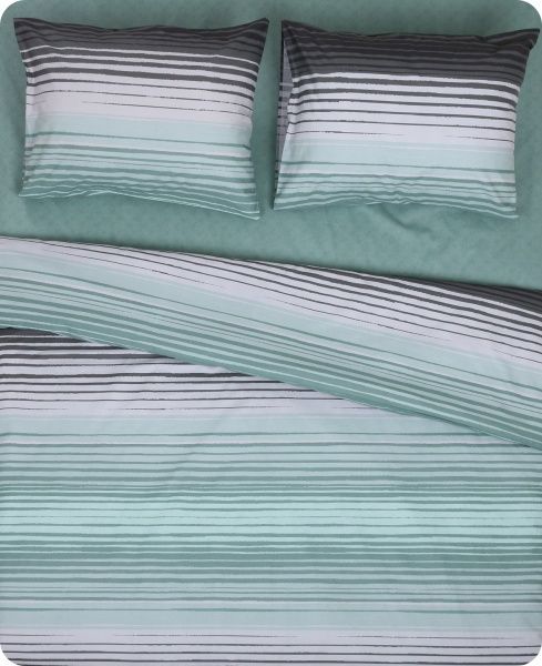 Комплект постільної білизни Basic Стронг 1.5 зелений La Nuit 