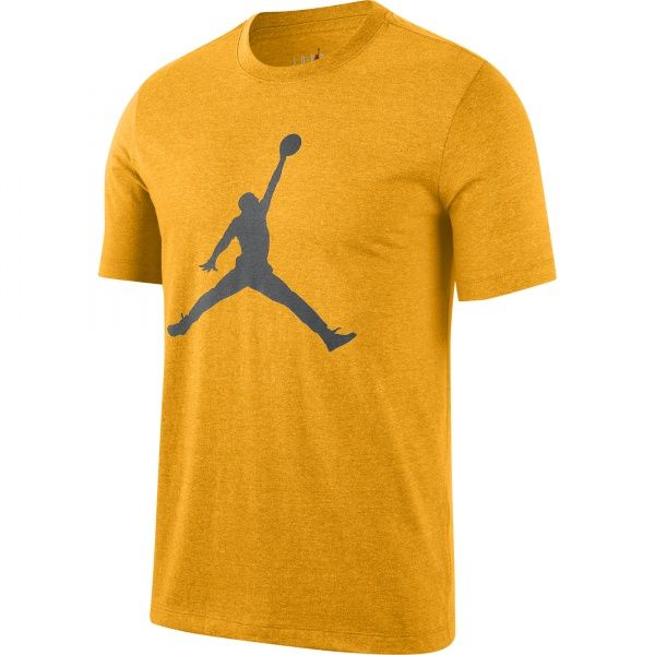 Футболка Jordan M J JUMPMAN SS CREW CJ0921-740 р.L желтый