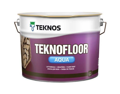 Эмаль TEKNOS TEKNOFLOOR AQUA база 1 полуглянец 9л
