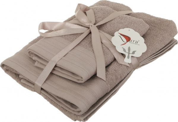 Набір рушників Zensa 2 шт сірий Durutex 