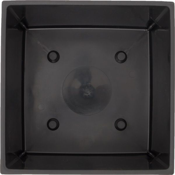 Горщик пластиковий Prosperplast Rato low 2 в 1 квадратний 4л мокко (70891-7529) 