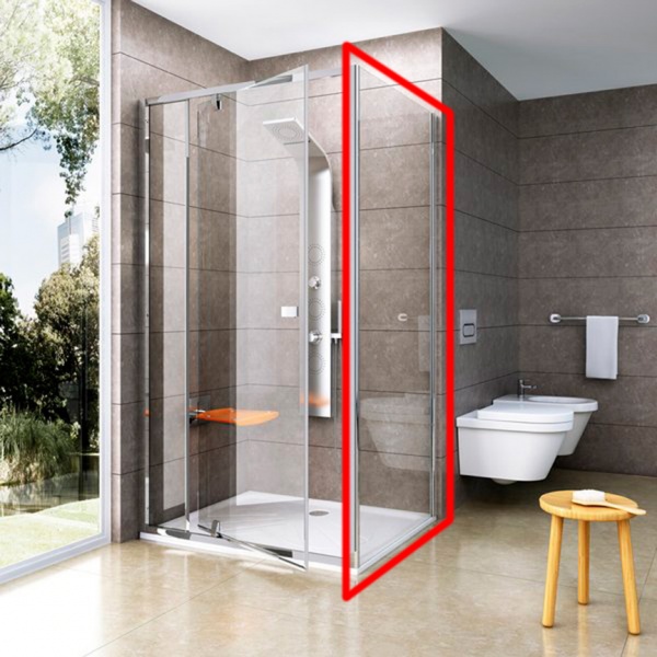 Душевая стенка Ravak PPS-80 полир. алюм. TRANSPARENT 