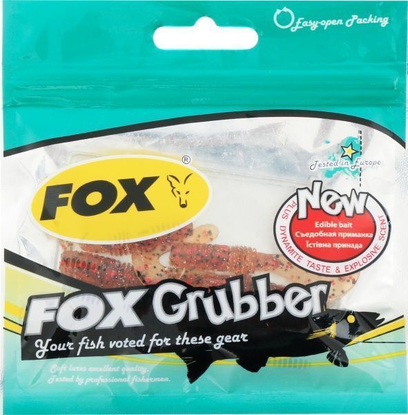 Твистер FOX Grubber 55 мм 8 шт. #005