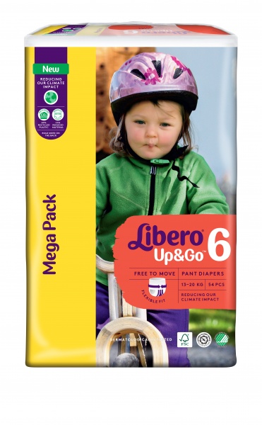 Подгузники-трусики Libero Up&Go 6 13-20 кг 54 шт.