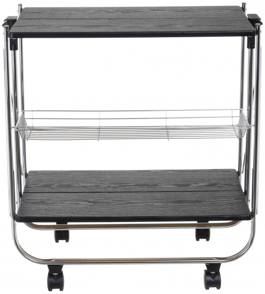 Стол раскладной SG-0201-TA 680x400x640мм хром/черное дерево (SG-0201 ) 