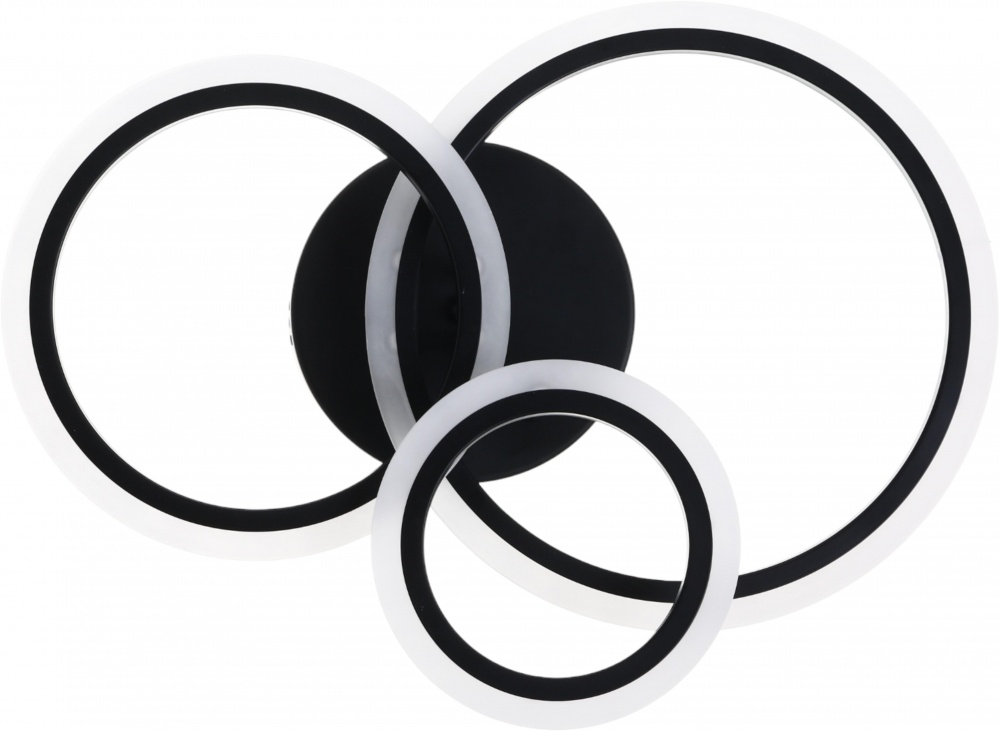 Люстра потолочная Sensio Nicca 38 Вт черный LS-2716B-38W