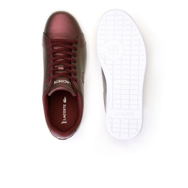 Кеди Lacoste CARNABY EVO 318 5 SPW 736SPW00132H2 р. UK 6 бордовий
