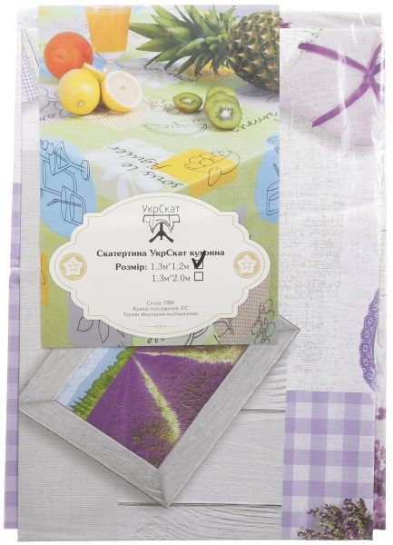 Скатерть Лайт 4731410а12 130x120 см УкрСкат 