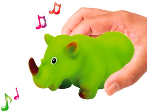 Игрушка для воды Bebelino Пищалки Африка 3 шт