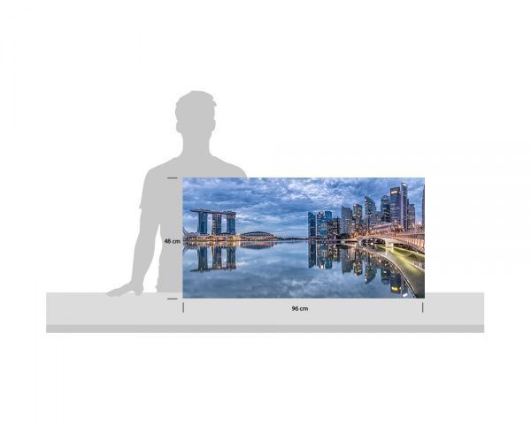 Репродукция Панорама города. Singapore 96x48 см i_96x48_00056 