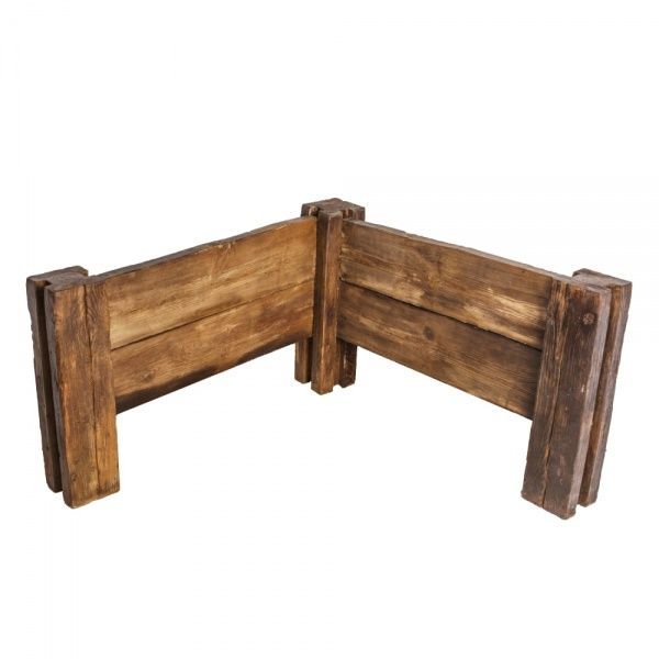 Декоративное ограждение для клумб Elewado terracotta стойка угловая