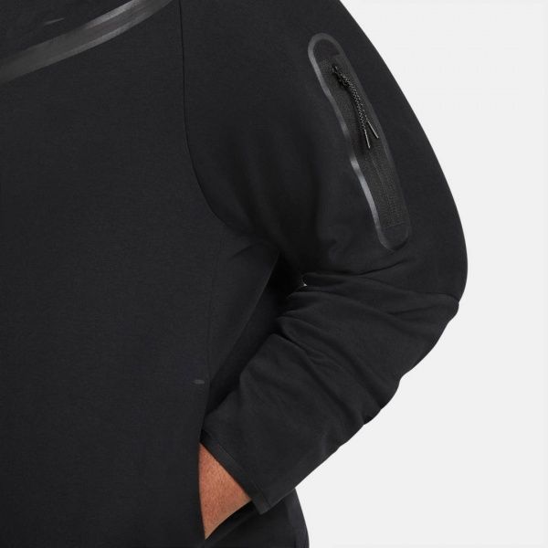 Джемпер Nike M NSW TCH FLC HOODIE FZ WR CU4489-010 р. XL черный