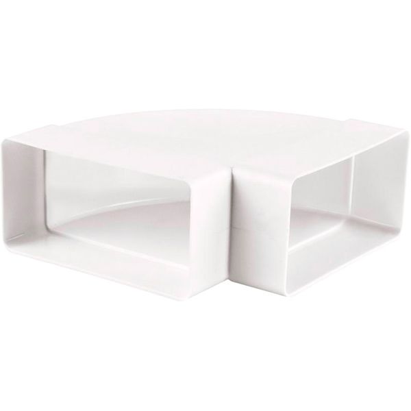 Колено горизонтальное 90°  ВЕНТС 204x60 8281 6910