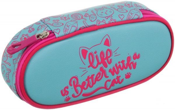 Пенал-бокс Life With Cat різнокольоровий
