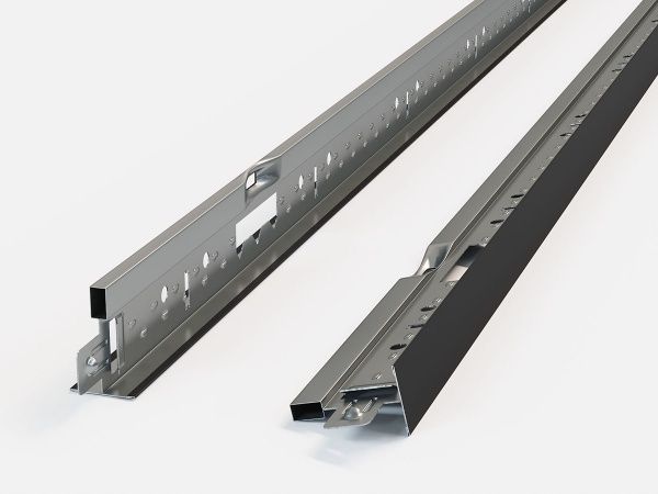 Профиль KRAFT Fortis T-24 3600x38x24 мм черный