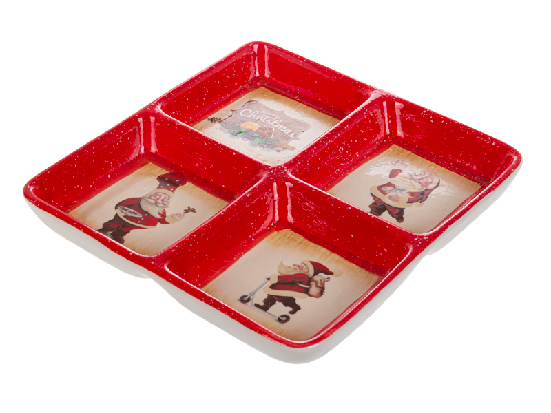 Блюдо для закусок Lefard Санта 18х18х3 см 940-305