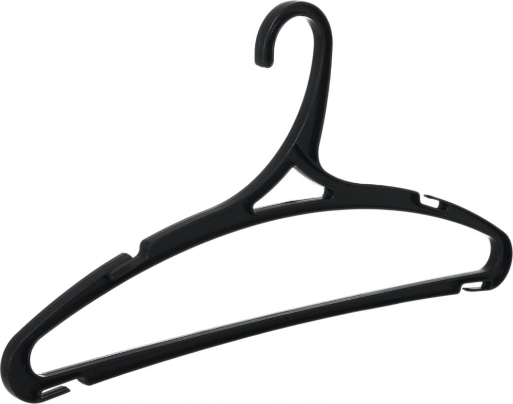 Набір вішалок Vivendi Everyday Black 44 см пластик чорний 5 шт.