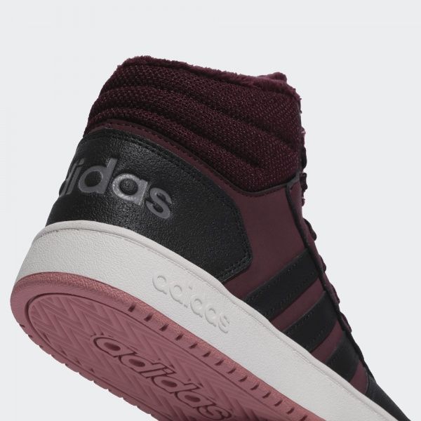 Ботинки Adidas HOOPS 2.0 MID EE7877 р. 7 бордовый