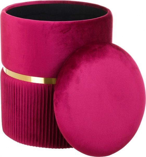 Сундук-пуф Bernard 36х36х44 см винный 