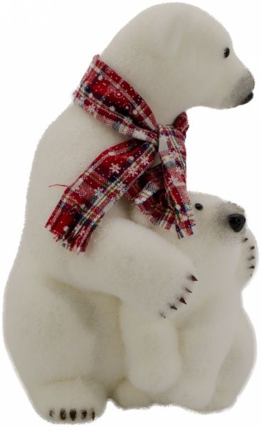 Декоративна фігура Ведмедик з ведмежам 45 см 