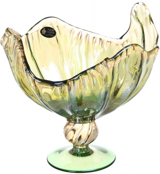 Фруктовниця Nabil Green/Honey 41х24х30 см CN2585/GHNY White cristal