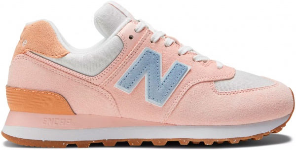 Кроссовки New Balance TEXTILE WL574RB2 р.36,5 розовый