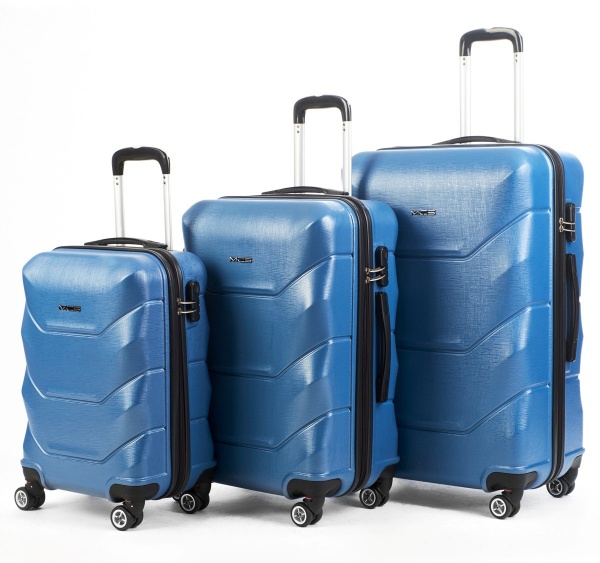 Валіза 100 л блакитний MCS V300 на 4 колесах L 28